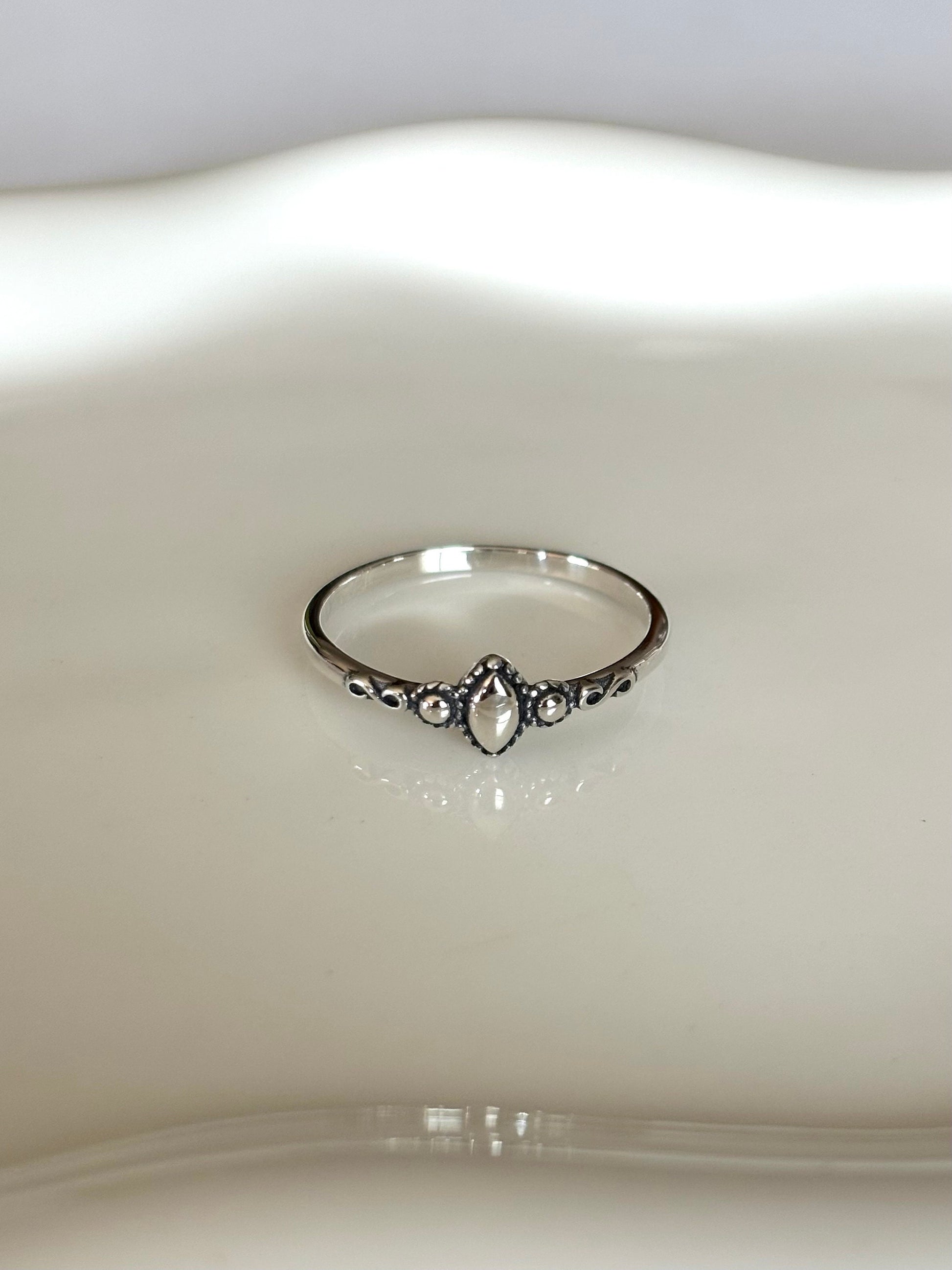 Whisper of Bali Dainty Silver Ring – Timeless Simplicity with Island Soul